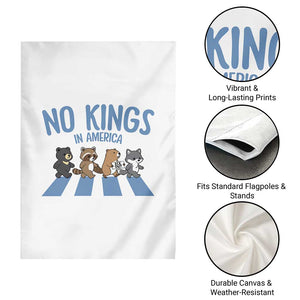 Funny No Kings Cute Forest Animals Garden Flag Gift For Animal Lovers TS12 Print Your Wear