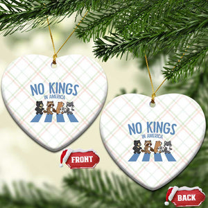 Funny No Kings Cute Forest Animals Ceramic Ornament Gift For Animal Lovers TS12 Print Your Wear