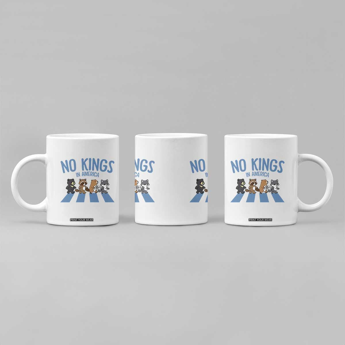 Funny No Kings Cute Forest Animals Coffee Mug Gift For Animal Lovers TS12 Print Your Wear
