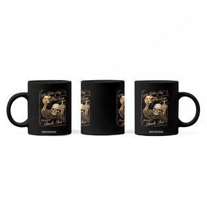 Skeleton Whiskey Coffee Mug I Will Take My Whiskey Neat No Ice TS12 Print Your Wear