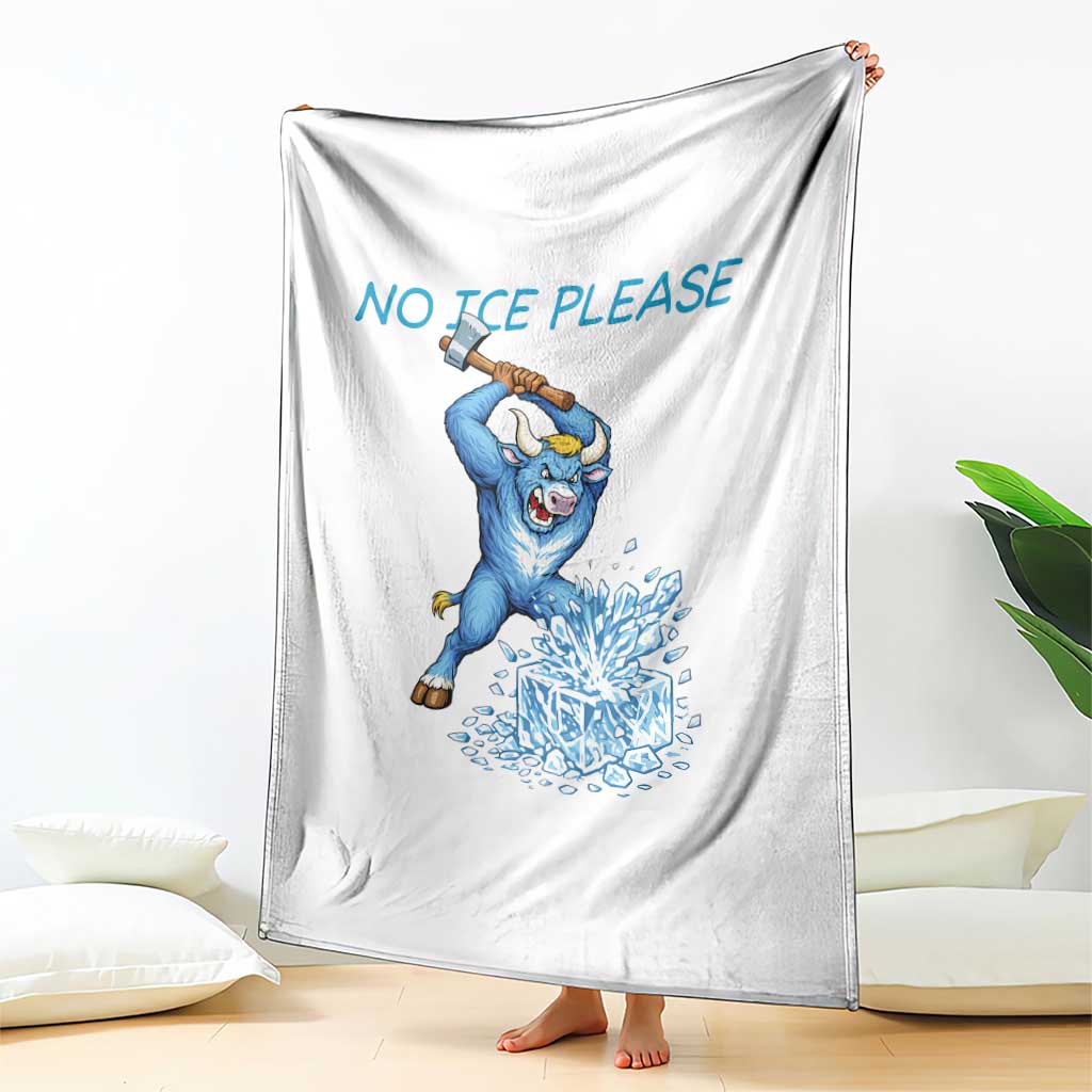 No Ice Please Throw Blanket Funny Babe The Blue Ox Minnesota Folklore TS12 Print Your Wear