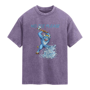 No Ice Please Washed Cotton T-Shirt Funny Babe The Blue Ox Minnesota Folklore