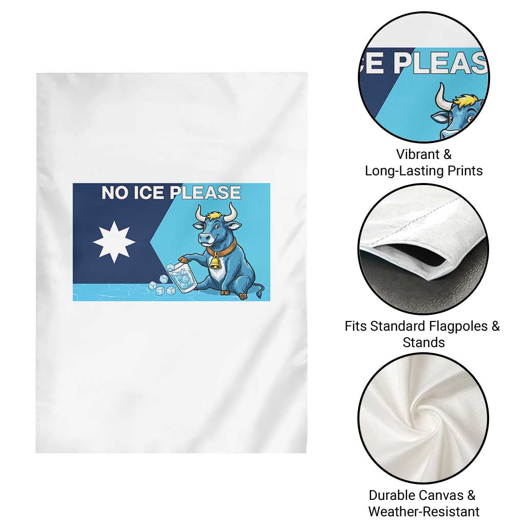 Funny Political Folklore Babe The Blue Ox Garden Flag No Ice Please TS12 Print Your Wear