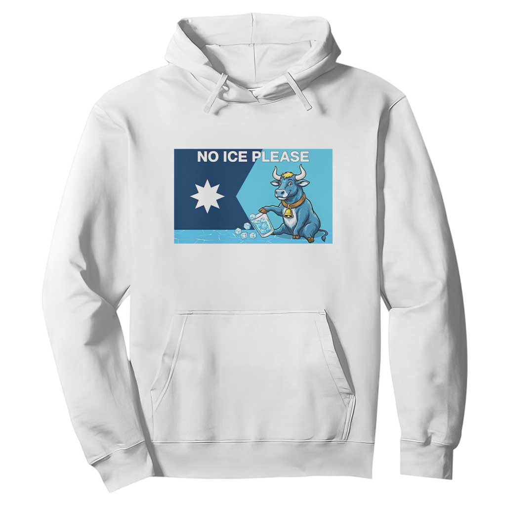 Funny Political Folklore Babe The Blue Ox Hoodie No Ice Please TS12 White Print Your Wear