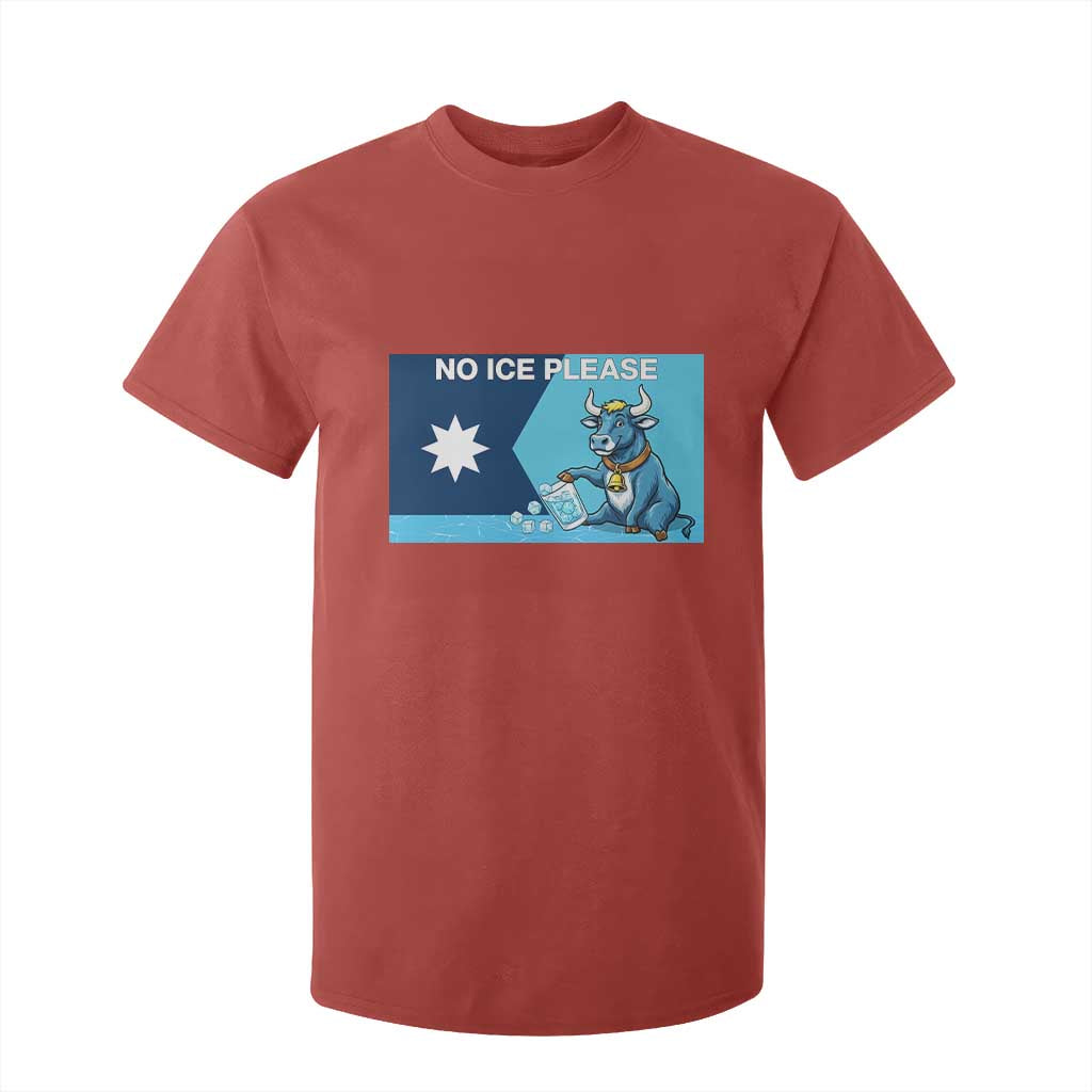 Funny Political Folklore Babe The Blue Ox T Shirt For Kid No Ice Please TS12 Red Print Your Wear