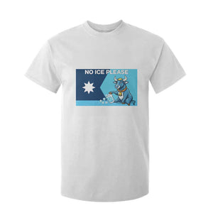Funny Political Folklore Babe The Blue Ox T Shirt For Kid No Ice Please TS12 White Print Your Wear