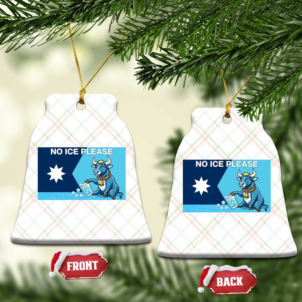 Funny Political Folklore Babe The Blue Ox Ceramic Ornament No Ice Please TS12 Print Your Wear