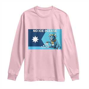 Funny Political Folklore Babe The Blue Ox Long Sleeve Shirt No Ice Please TS12 Light Pink Print Your Wear