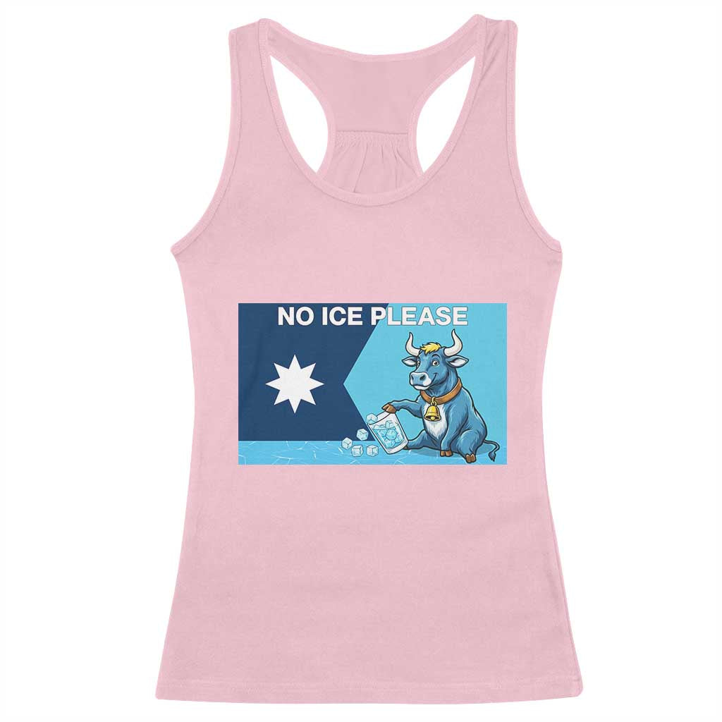 Funny Political Folklore Babe The Blue Ox Racerback Tank Top No Ice Please TS12 Light Pink Print Your Wear