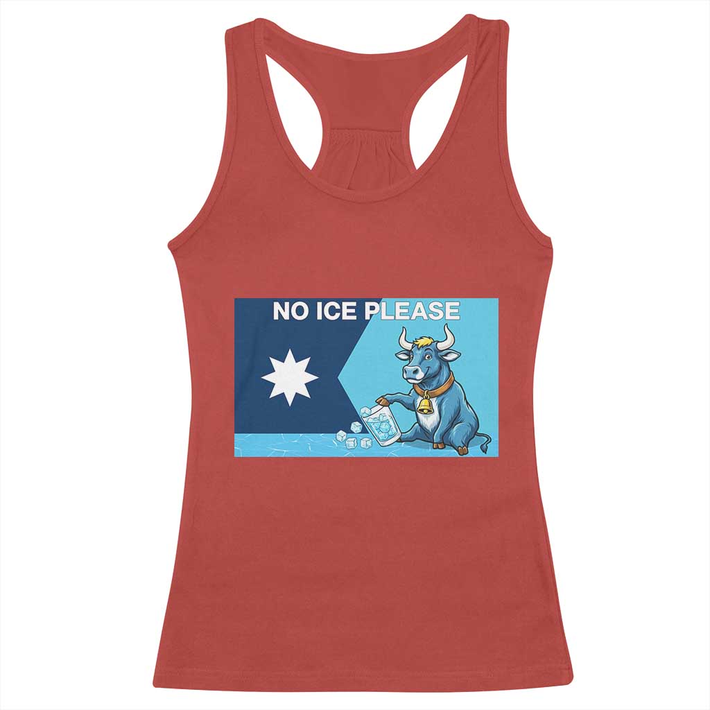 Funny Political Folklore Babe The Blue Ox Racerback Tank Top No Ice Please TS12 Red Print Your Wear