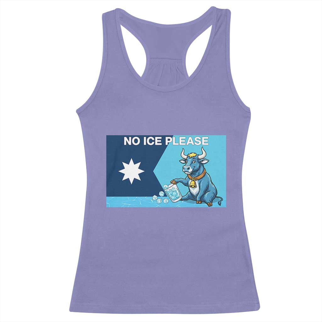 Funny Political Folklore Babe The Blue Ox Racerback Tank Top No Ice Please TS12 Violet Print Your Wear