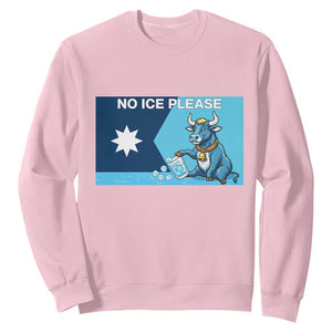 Funny Political Folklore Babe The Blue Ox Sweatshirt No Ice Please TS12 Light Pink Print Your Wear