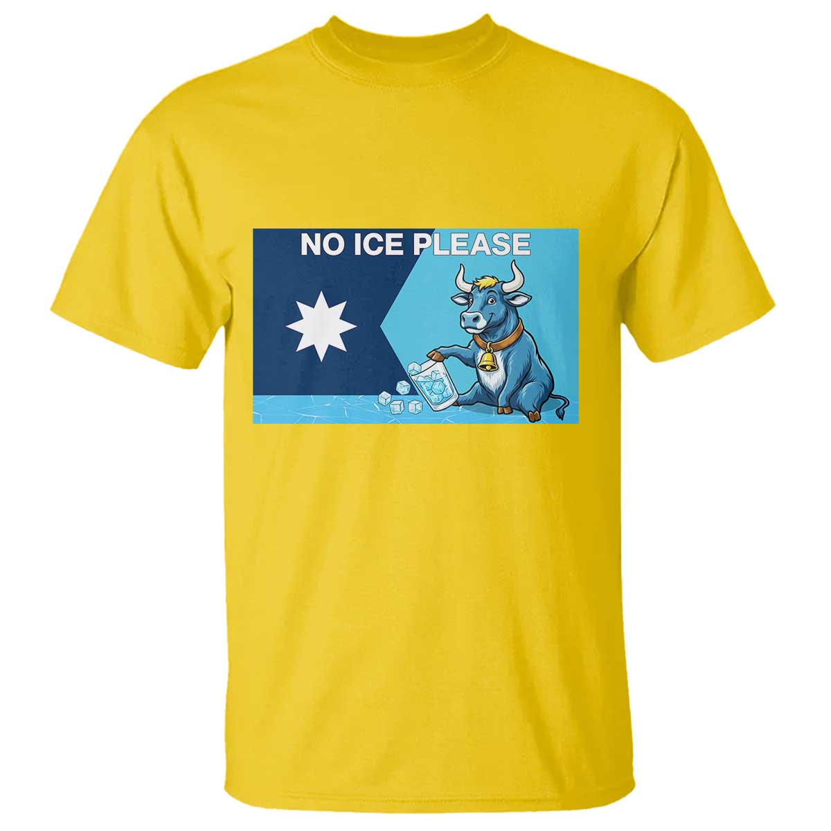 Funny Political Folklore Babe The Blue Ox T Shirt No Ice Please TS12 Daisy Print Your Wear