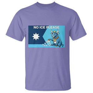 Funny Political Folklore Babe The Blue Ox T Shirt No Ice Please TS12 Violet Print Your Wear