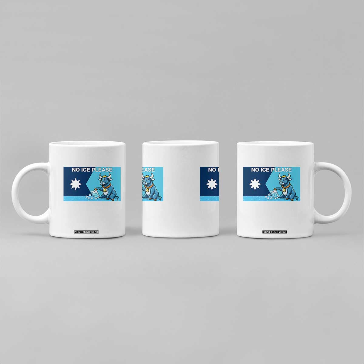 Funny Political Folklore Babe The Blue Ox Coffee Mug No Ice Please TS12 Print Your Wear