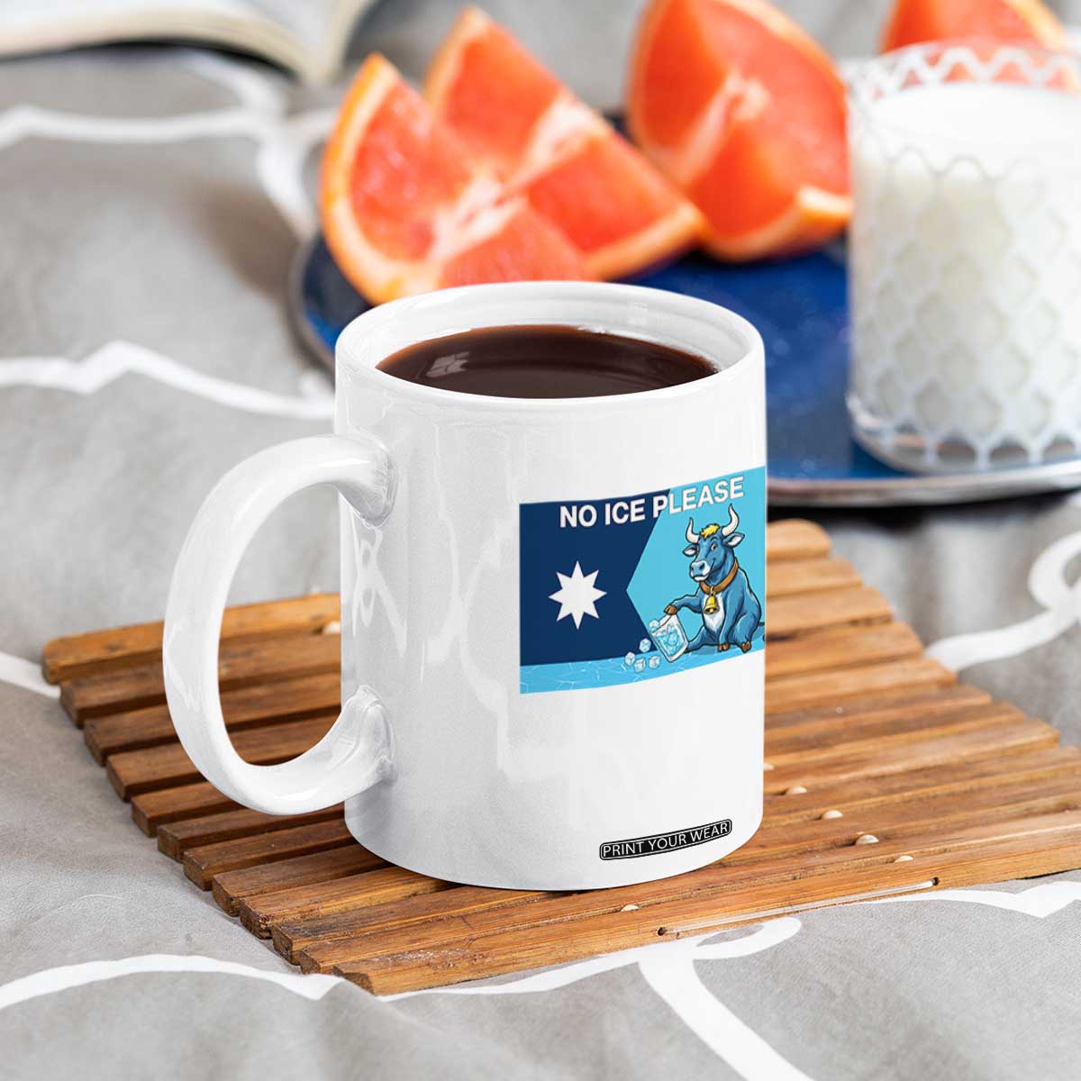 Funny Political Folklore Babe The Blue Ox Coffee Mug No Ice Please TS12 Print Your Wear