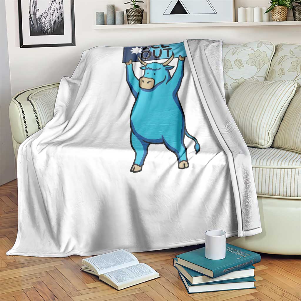 Funny Minnesota Folklore Babe The Blue Ox Throw Blanket Ice Out TS12 Print Your Wear