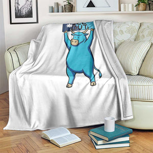 Funny Minnesota Folklore Babe The Blue Ox Throw Blanket Ice Out TS12 Print Your Wear