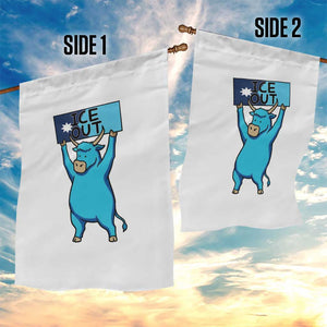 Funny Minnesota Folklore Babe The Blue Ox Garden Flag Ice Out TS12 Print Your Wear