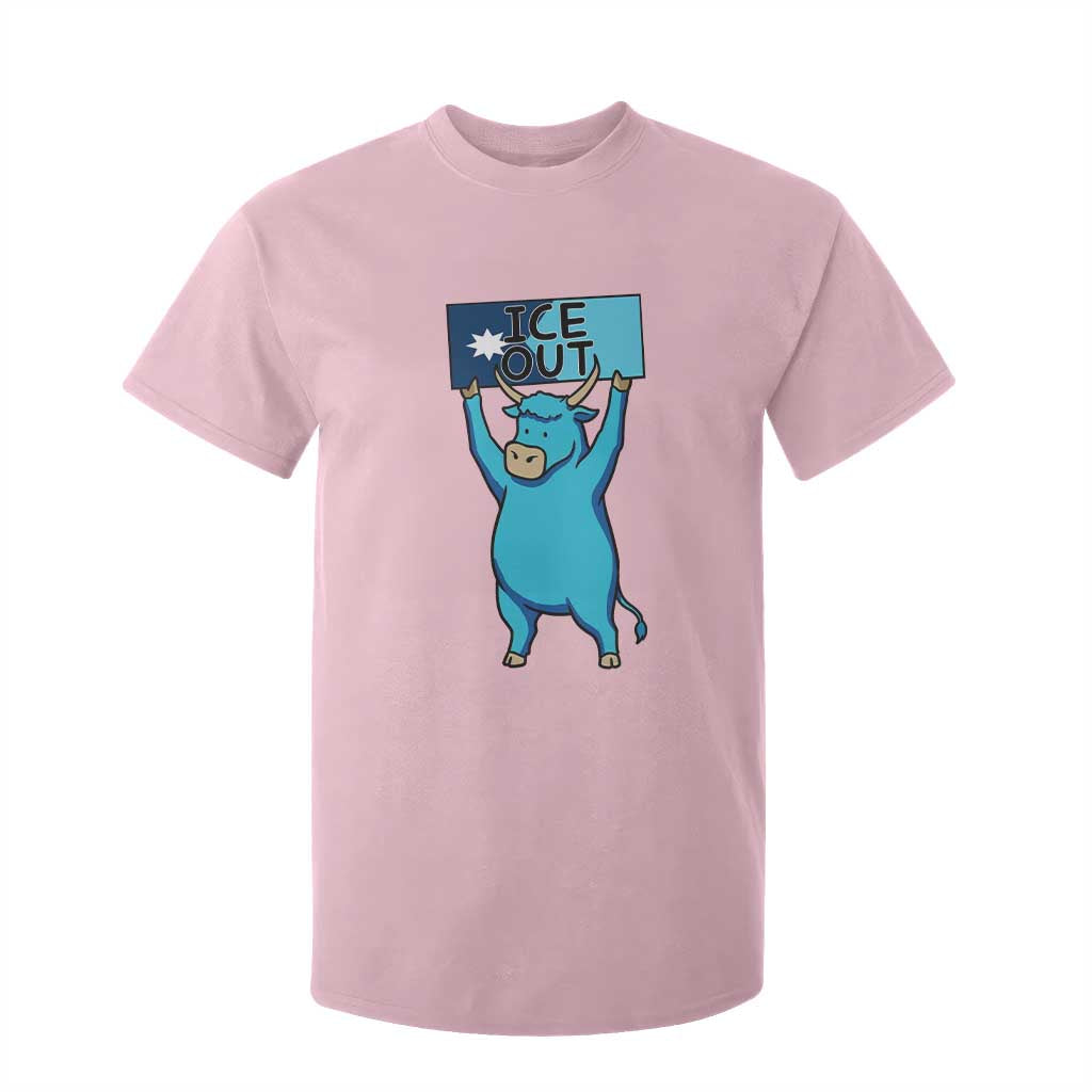 Funny Minnesota Folklore Babe The Blue Ox T Shirt For Kid Ice Out TS12 Light Pink Print Your Wear