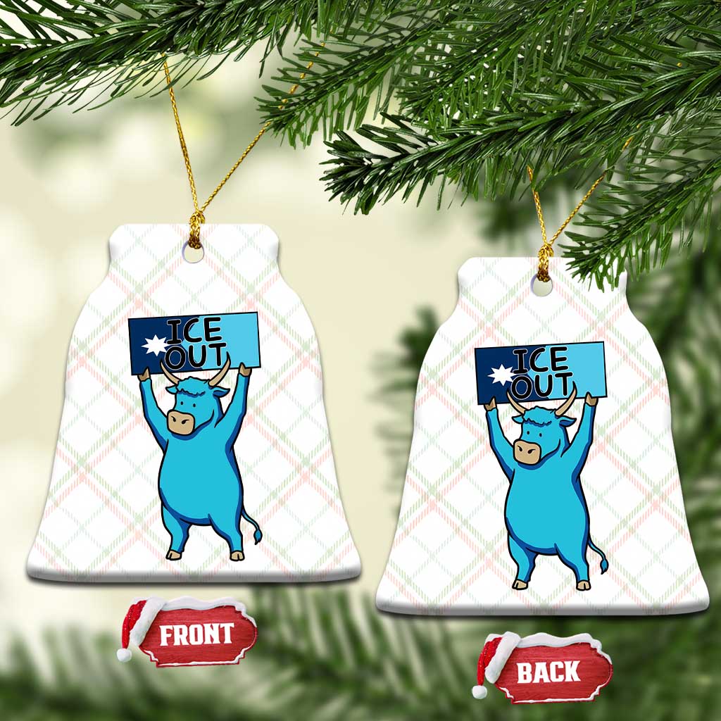Funny Minnesota Folklore Babe The Blue Ox Ceramic Ornament Ice Out TS12 Print Your Wear