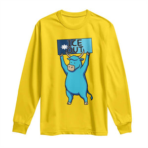 Funny Minnesota Folklore Babe The Blue Ox Long Sleeve Shirt Ice Out TS12 Daisy Print Your Wear