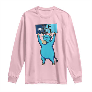 Funny Minnesota Folklore Babe The Blue Ox Long Sleeve Shirt Ice Out TS12 Light Pink Print Your Wear