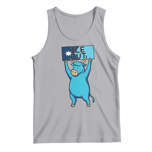 Funny Minnesota Folklore Babe The Blue Ox Tank Top Ice Out TS12 Athletic Heather Print Your Wear