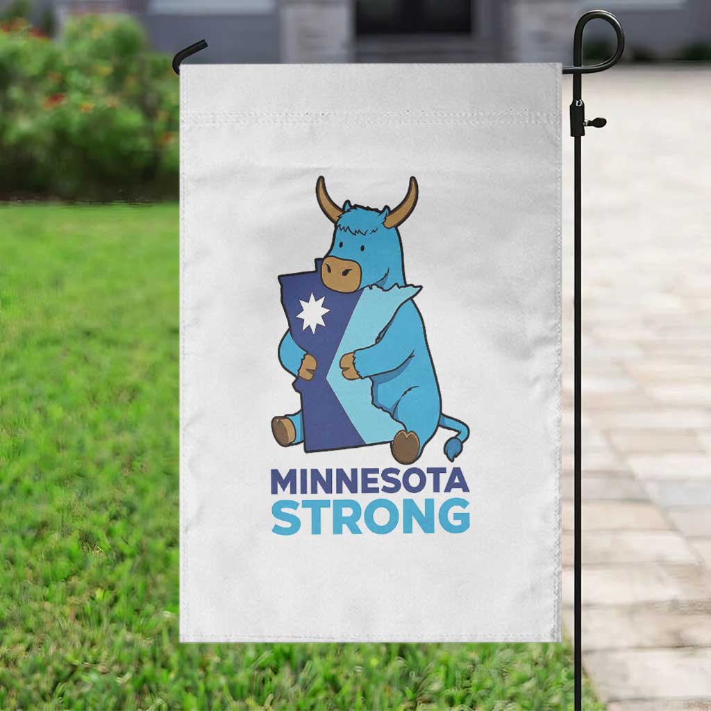Minnesota Strong Garden Flag Blue Ox Midwest Folklore Heritage TS12 Print Your Wear