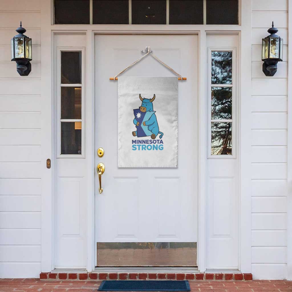 Minnesota Strong Garden Flag Blue Ox Midwest Folklore Heritage TS12 Print Your Wear