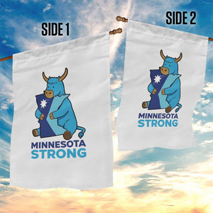 Minnesota Strong Garden Flag Blue Ox Midwest Folklore Heritage TS12 Print Your Wear