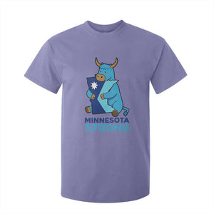 Minnesota Strong T Shirt For Kid Blue Ox Midwest Folklore Heritage TS12 Violet Print Your Wear
