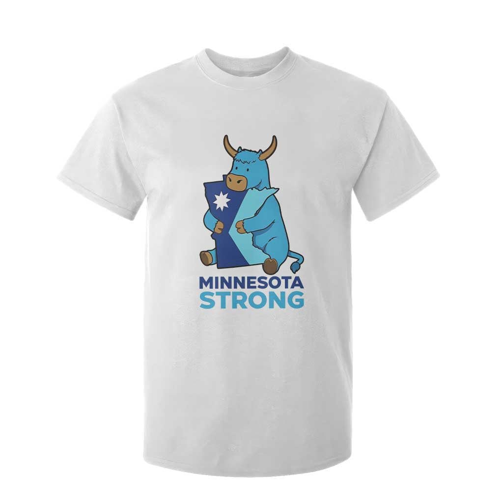 Minnesota Strong T Shirt For Kid Blue Ox Midwest Folklore Heritage TS12 White Print Your Wear