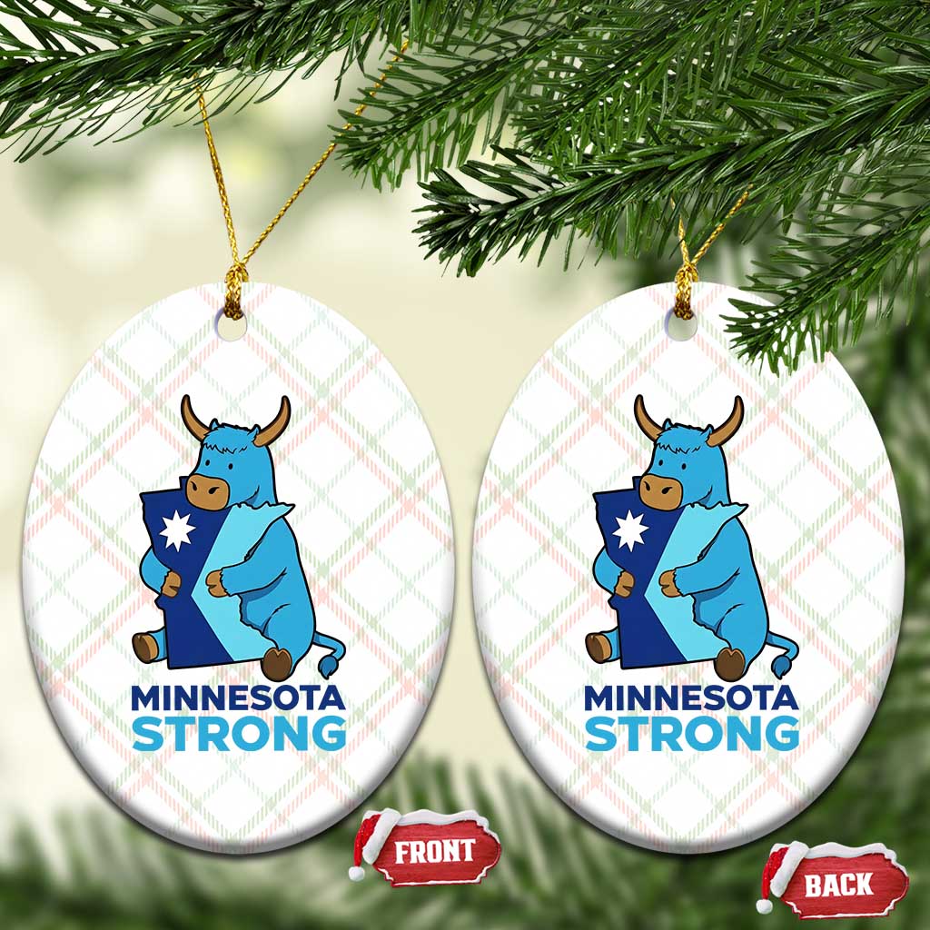 Minnesota Strong Ceramic Ornament Blue Ox Midwest Folklore Heritage TS12 Print Your Wear