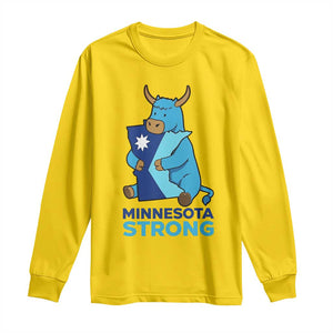 Minnesota Strong Long Sleeve Shirt Blue Ox Midwest Folklore Heritage TS12 Daisy Print Your Wear