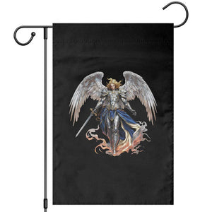 Archangel Saint Michael Warrior Garden Flag Catholic Protection Gift TS12 Black Print Your Wear