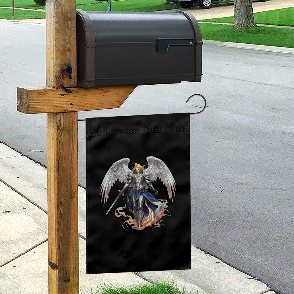 Archangel Saint Michael Warrior Garden Flag Catholic Protection Gift TS12 Print Your Wear