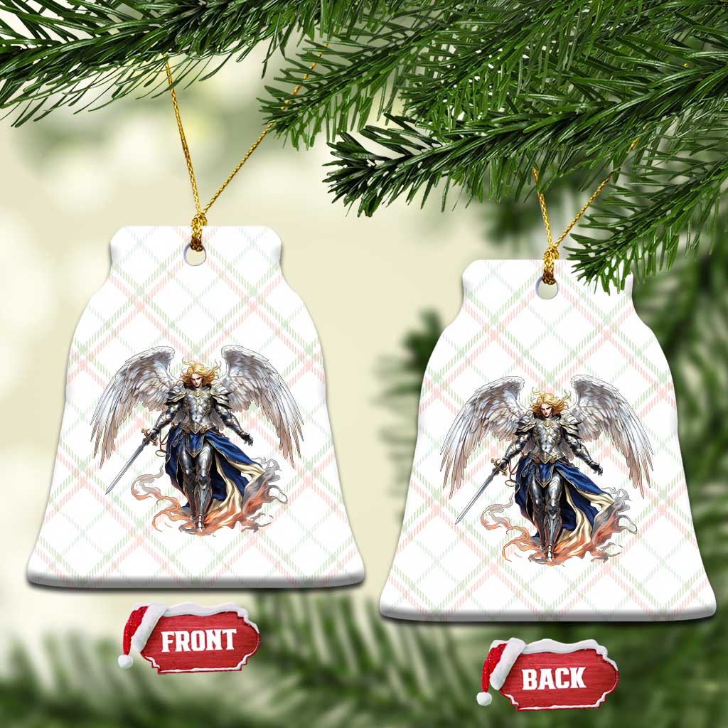 Archangel Saint Michael Warrior Ceramic Ornament Catholic Protection Gift TS12 Print Your Wear