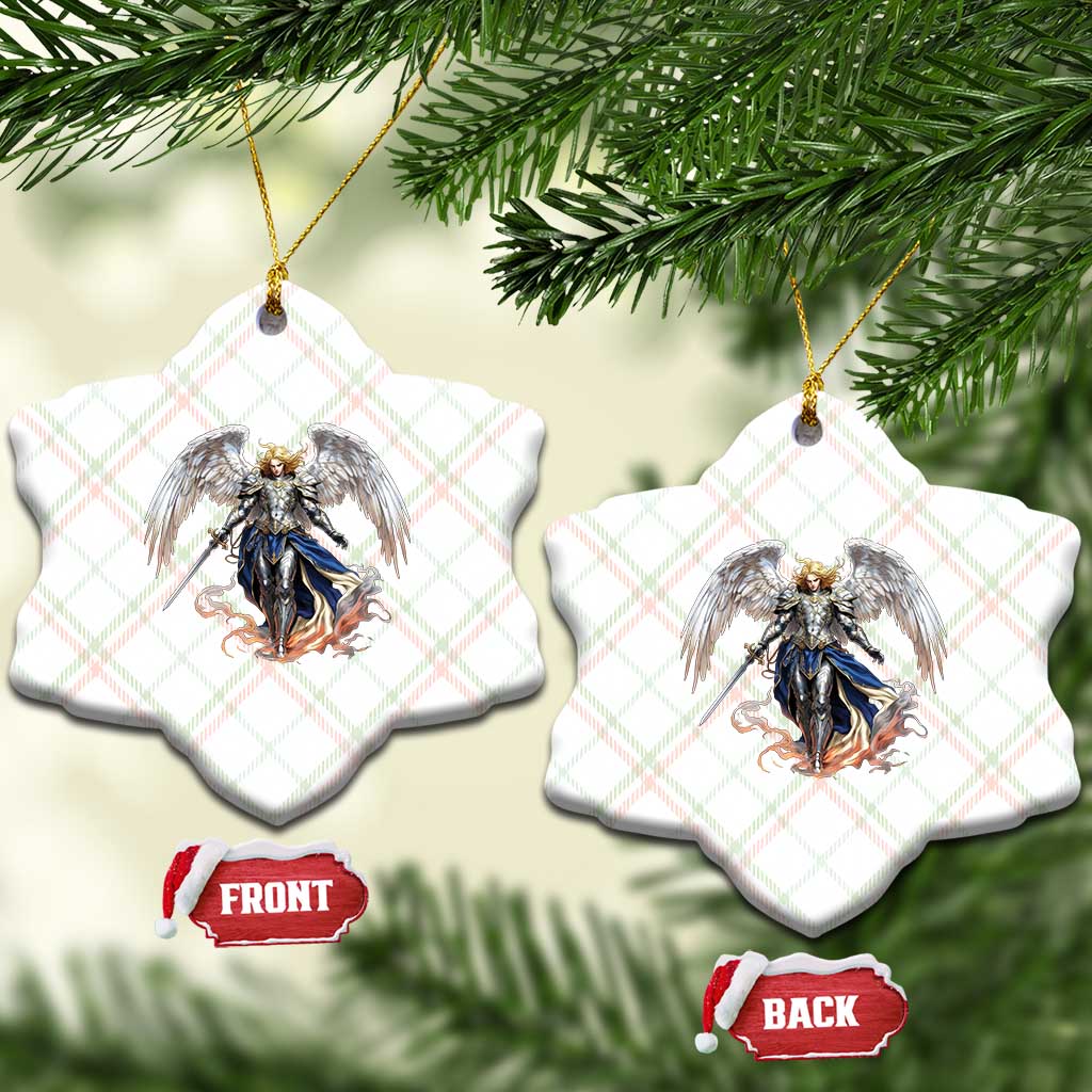 Archangel Saint Michael Warrior Ceramic Ornament Catholic Protection Gift TS12 Print Your Wear