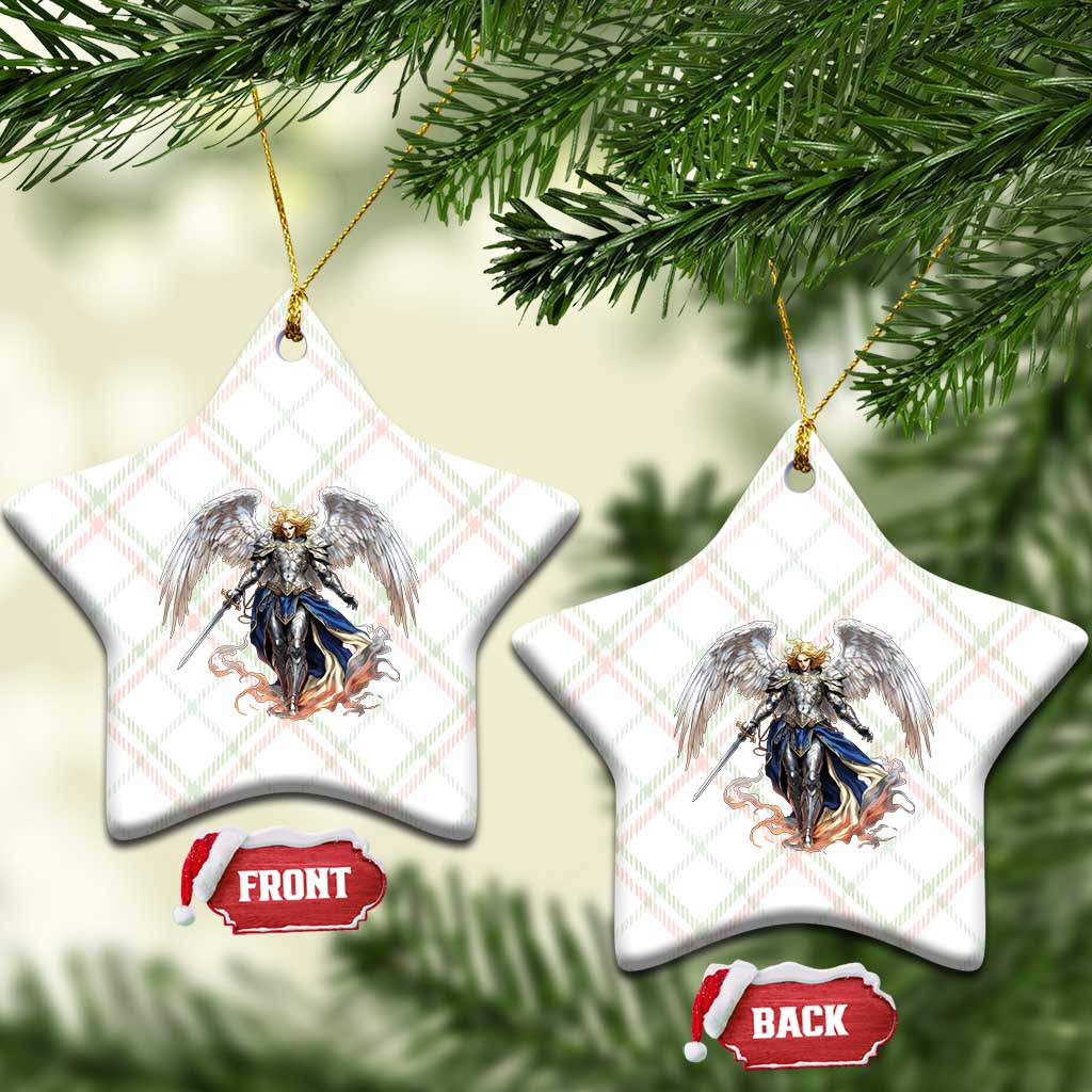 Archangel Saint Michael Warrior Ceramic Ornament Catholic Protection Gift TS12 Print Your Wear