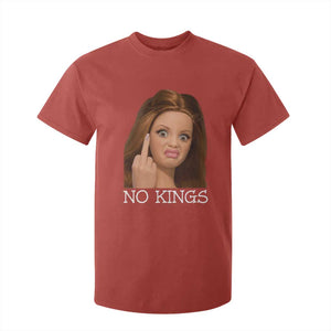 No Kings T Shirt For Kid Funny Disgusted Doll Face Meme TS12 Red Print Your Wear