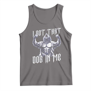 Funny Alpha Wolf Meme Tank Top I Got That Dog In Me TS12 Deep Heather Print Your Wear