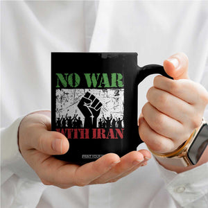 No War With Iran Coffee Mug Free Iran Peace Seeker Gift TS12 Print Your Wear