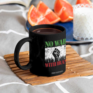 No War With Iran Coffee Mug Free Iran Peace Seeker Gift TS12 Print Your Wear