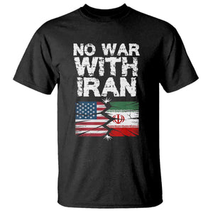 No War With Iran T Shirt Support Iranian People Peace TS12 Black Print Your Wear