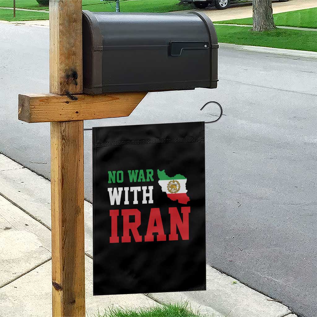 No War With Iran Garden Flag Iran Freedom Protest TS12 Print Your Wear