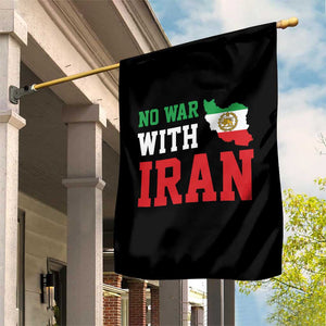 No War With Iran Garden Flag Iran Freedom Protest TS12 Print Your Wear