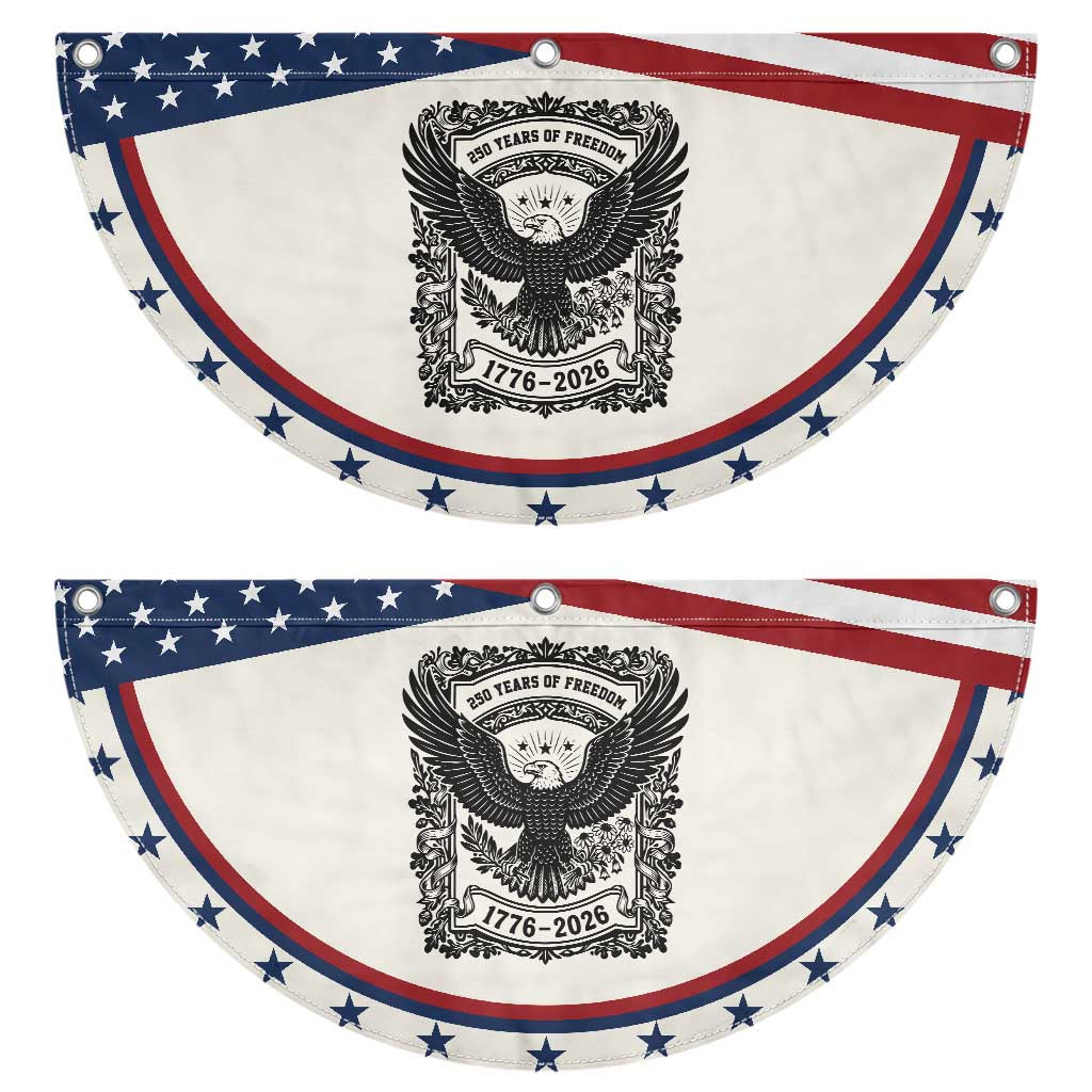 Cottagecore Eagle 250th Anniversary USA Gift Patriotic Fan Flag TS12 2pcs pack Classic Beige Print Your Wear