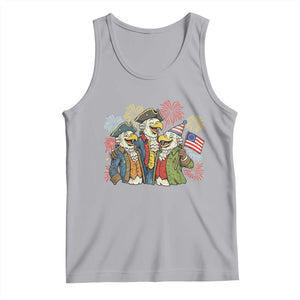 Funny Founding Fathers Eagle Tank Top 250th Anniversary America Patriotic Gift TS12 Athletic Heather Print Your Wear