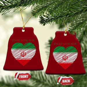 Stand With Iran Ceramic Ornament Anti War Political Protest Statement TS12 Print Your Wear